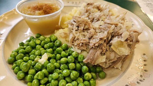 Pork, Sauerkraut, & Mashed Potatoes